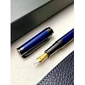 3952老山羊-西拉雅 森之藍 雙色鋼尖鋼筆