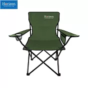 【Horizon 天際線】戶外輕便折疊野餐椅/露營椅/摺疊椅 橄欖綠