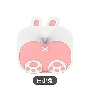 【E.dot】萌趣卡通造型地漏防臭蓋 白小兔