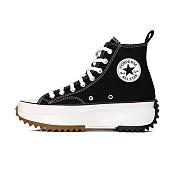 CONVERSE RUN STAR HIKE HI BLACK/WHITE/GUM 男女休閒鞋-黑-166800C US10 黑色