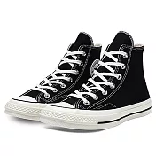 CONVERSE CTAS 70 HI BLACK/BLACK/EGRET 男女休閒鞋-黑-162050C US3.5 黑色