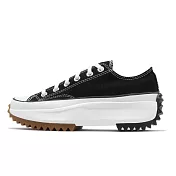 CONVERSE RUN STAR HIKE OX BLACK/WHITE/GUM 男女休閒鞋-黑-168816C US6 黑色