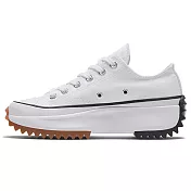 CONVERSE RUN STAR HIKE OX WHITE/BLACK/GUM 男女休閒鞋-白-168817C US5 白色