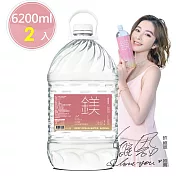 許維恩推薦【天然鎂】100%海洋深層水6200ml(2瓶/箱)