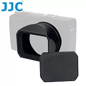 JJC副廠Ricoh理光GR IIIx遮光罩LH-GR3X遮光罩(本體鋁合金製;內裡消光霧黑;附蓋;可搭F-WMCUVG3保護鏡)亦適HDF