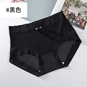 【STizi 史堤茲】和事現貨 女士內褲 3入組 涼感無痕內褲 冰絲清涼 素色 隱形(N005 3入組) M 經典黑