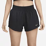 NIKE AS W NK ONE DF MR 3IN BR SHORT 女休閒短褲-黑-DX6011010 L 黑色