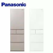Panasonic 國際牌 日製五門406L變頻鋼板冰箱 NR-E417XT 含基本安裝+舊機回收 晶鑽白(W1)