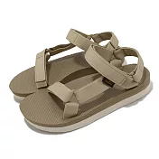 Teva 涼鞋 W Midform Universal 女鞋 棕 米 香灰色 圖騰 再生織帶 快乾 中厚底 1090969INCN