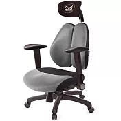 GXG 雙軸枕 DUO KING 工學椅(摺疊滑面扶手) TW-3606 EA1J