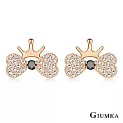 GIUMKA純銀耳環925純銀耳釘蝴蝶女王 MFS22063 無 玫金色