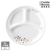 【美國康寧 CORELLE】春漾花朵10吋分隔盤 (310)