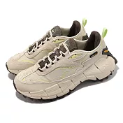 Reebok 戶外鞋 Zig Kinetica 2.5 Edge 男 米 黑 抗撕裂鞋面 防潑水 越野 黃金大底 100033134