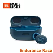 【jbl】endurance race 真無線藍芽運動耳機 4色 超長30小時續航 pure bass強力音效 保固一年 藍色