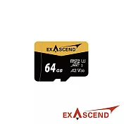 【Exascend】CATALYST microSD V30 64GB 高速記憶卡 公司貨