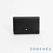 ZODENCE CUFF進口真皮袖釦設計中夾 雅黑