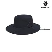 【BLACKYAK】SIDE MESH透氣圓盤帽 L 黑色-60cm