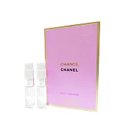 CHANEL香奈兒 CHANCE粉紅甜蜜淡香精1.5ml 2入組