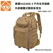 美國 HAZARD 4 Drawbridge Beavertail Daypack 外部載體式戰術後背包-狼棕色(公司貨) BKP-DBG-CYT 狼棕色