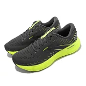 Brooks 慢跑鞋 Glycerin 20 男鞋 黑 黃 甘油系列20代 氮氣中底 馬拉松 路跑 運動鞋 1103821D012