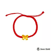 JoveGold漾金飾 美麗的日子黃金編織繩手鍊