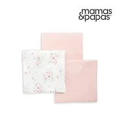 Mamas & Papas Muslin紗布巾3入組(90x90cm) 日照海棠