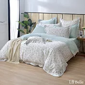 義大利La Belle《普蘿亞斯》雙人天絲四件式防蹣抗菌吸濕排汗兩用被床包組