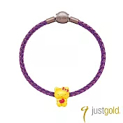 【Just Gold 鎮金店】三麗鷗抱抱系列 黃金串珠(Hello Kitty)