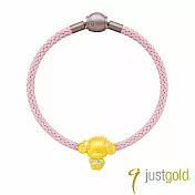 【Just Gold 鎮金店】三麗鷗抱抱系列 黃金串珠(Lala)