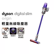 【輕量推薦再送好禮】Dyson戴森 Digital Slim Origin SV18 輕量無線吸塵器(送收納架) 紫色