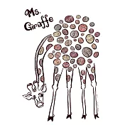 【玲廊滿藝】Kiwi Blue Moon-Ms. Giraffe (親愛的長頸鹿)29.7x21cm