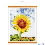 [HOMEHERE] DIY鑽石畫／向日葵 一枝獨秀 掛軸無框版