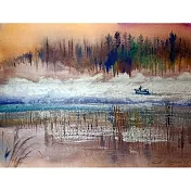 【玲廊滿藝】張耀慶-春天前的雅景41x31cm