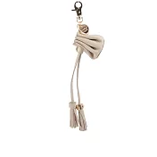 SEE BY CHLOE NANO VICKI 雙流蘇造型吊飾/鑰匙圈 (米色)