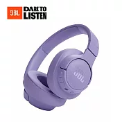 【JBL】Tune 720BT 藍芽無線頭戴式耳罩耳機(四色) 紫