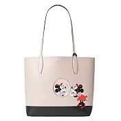 kate spade 迪士尼聯名皮革雙面托特包-粉