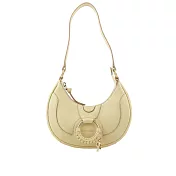 SEE BY CHLOE Hana 山羊皮半月肩背包 (黃色)