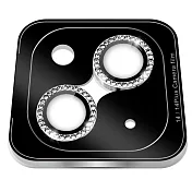 CITY BOSS 點鑽鏡頭貼+貼膜神器 for iPhone 13 mini 5.4 / 13 6.1-2眼 銀色