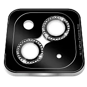 CITY BOSS 點鑽鏡頭貼+貼膜神器 for iPhone 14 6.1 / 14 plus 6.7-2眼 黑色