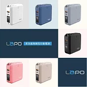 LaPO 10000mAh 22.5W 雙孔輸出多功能無線充行動電源 WT-03CM (自帶線/無線/磁吸) 夜幕黑