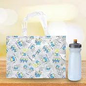 【迪士尼 Disney】迪士尼手提防水透明沙灘袋 三眼怪