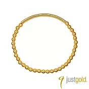 【Just Gold 鎮金店】雋藏 緣起 黃金手鍊