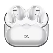 DA Air Pro6 夾式耳機 骨傳導 運動耳機 無線藍牙耳機 不入耳 夾式運動耳機 降噪 耳夾式 純潔天使白