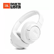 【JBL】Tune 770NC 藍芽無線頭戴式耳罩耳機(四色) 白