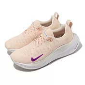 Nike 慢跑鞋 Wmns ReactX Infinity Run 4 女鞋 粉橘 紫 緩震 運動鞋 DR2670-800 23.5cm PINK/PURPLE