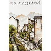 【玲廊滿藝】伍金環-淡淡古鎮風情113x74cm