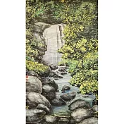 【玲廊滿藝】伍金環-內洞瀑布90x53cm