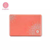 【Mukasa】EVA瑜珈磚 - 橘底/曼陀羅 (切角) - MUK-23423