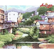 ArtLife藝術生活【TW056】台灣風情誌–平溪老街_DIY 數字 油畫 彩繪