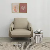 IDEA-摩登典雅拼色皮藝沙發組(單人座) 圖片色